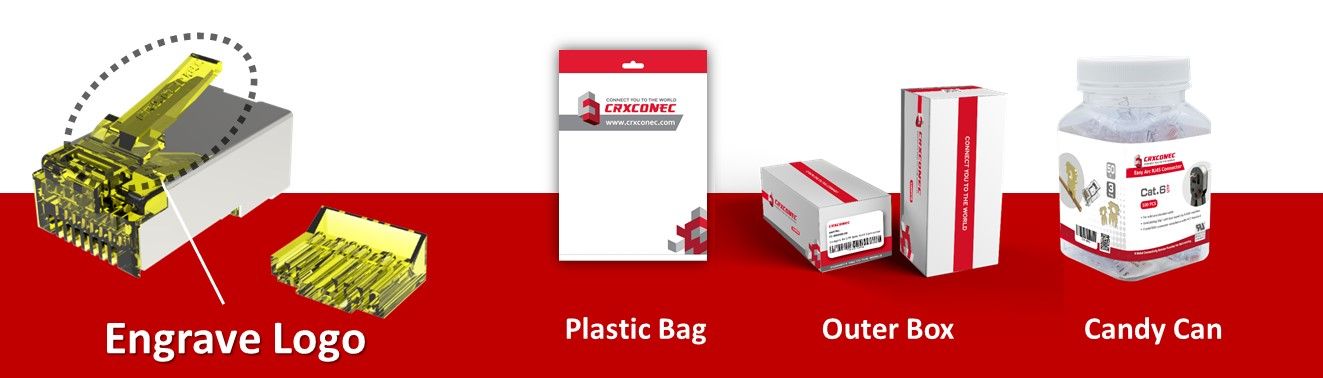 OEM-service voor Cat6A RJ45-connector